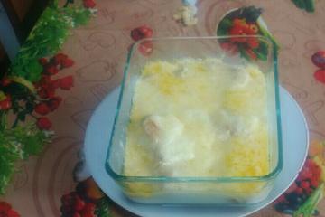 Filé de frango ao molho branco