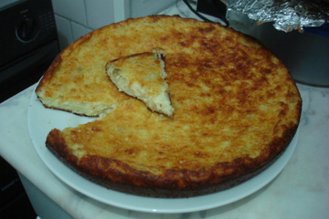 Torta cremosa de queijo