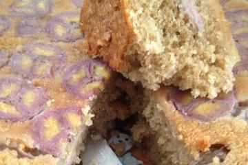 Bolo de banana integral com laranja
