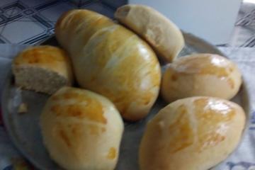 Pão caseiro de leite