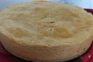 Torta de frango com massa podre diferente
