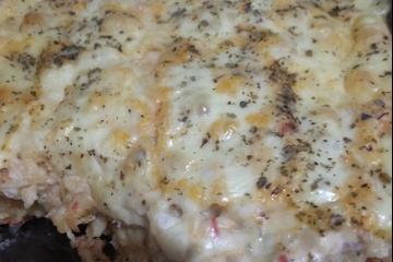 Torta de tapioca com frango