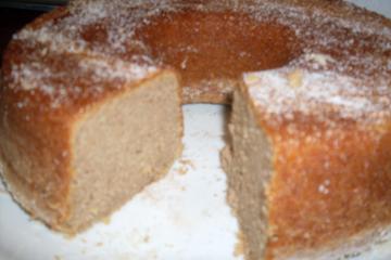 Bolo banana e farinha de rosca