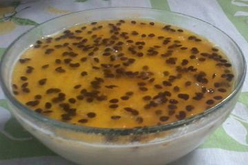 A mousse de maracujá