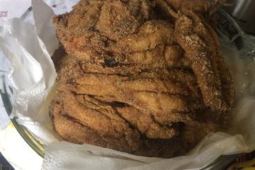 Filé de peixe empanado