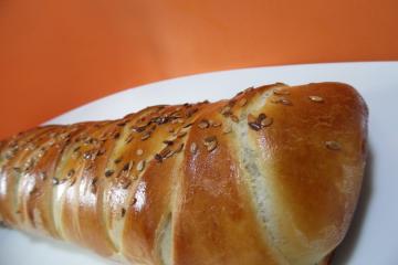 Pão com três opções de recheio