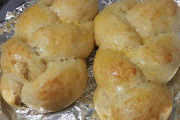 Pão de batata baroa da tia Zizi