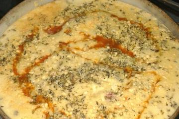 Pizza rápida de liquidificador