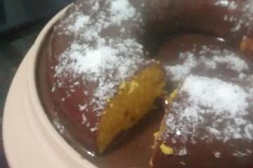 Bolo de cenoura fofinho