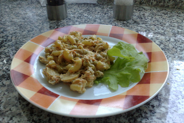 Salada  de  macarrão