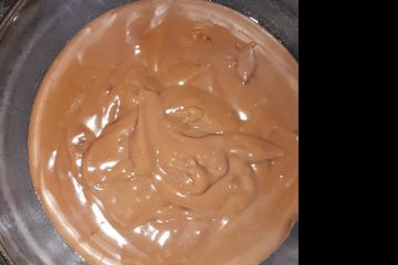 Mingau de chocolate