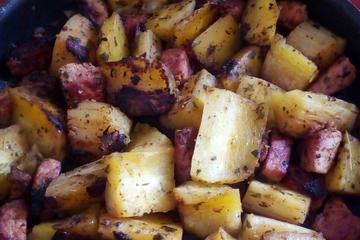 Carne de porco covarde (vem acompanhada)