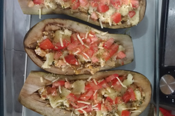Berinjela recheada