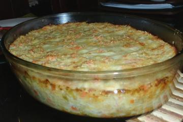 Souflé de legumes - receita da vovó Nicinha