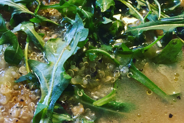 Sopa de quinoa
