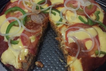 Massa de pizza de liquidificador sem glúten