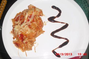 Penne à parmegiana