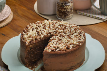 Bolo mousse de nutella