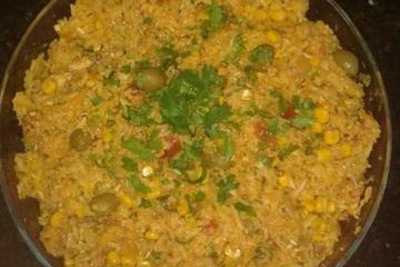 Risoto de frango