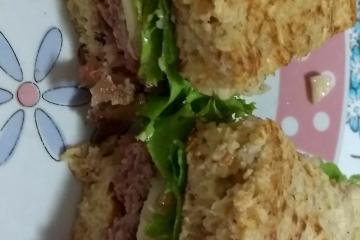 Pão fit de frigideira