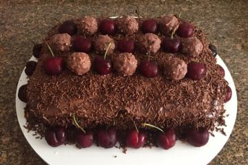 Bolo mousse de chocolate