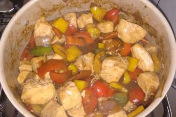 Frango xadrez