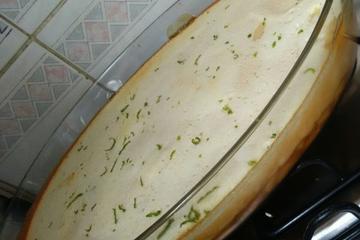 Doce de banana com creme