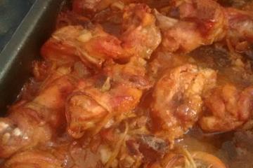 Frango à passarinho no forno