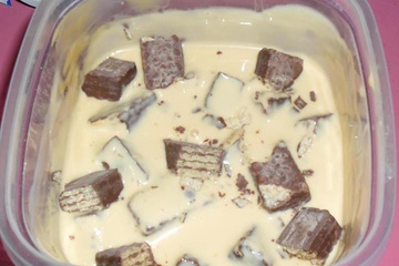 Mousse de doce de leite