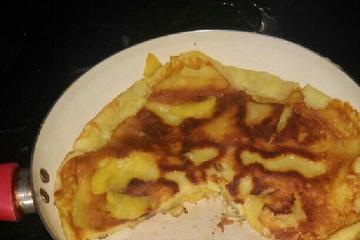 Torta de maçã de frigideira