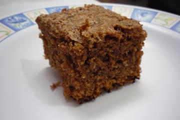 Bolo de chocolate com aveia
