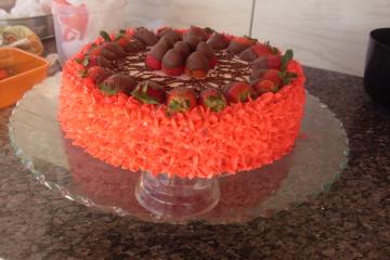 Bolo de morango