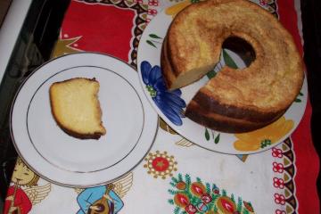 Bolo de fubá cremoso para o café da tarde