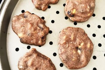 Cookie de banana e aveia