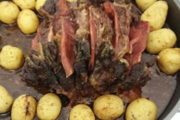 Bife assado no forno da Luana