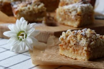 TORTA DE MAÇÃ - QUENTE E FRIA