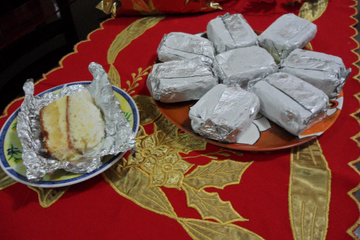 Bolo gelado de abacaxi