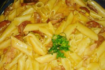 Macarrão de panela de pressão com queijo