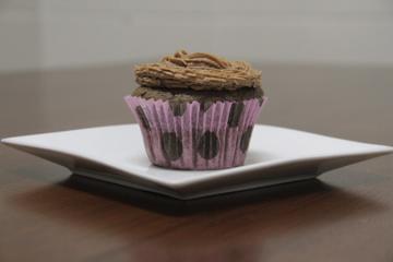 Cupcake de Chocolate com Creme amanteigado de Chocolate