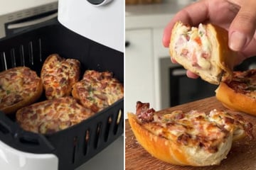 Com apenas 6 ingredientes e 20 minutos, eu preparo o melhor lanche para os meus filhos: receita de sanduíche cremoso de airfryer!