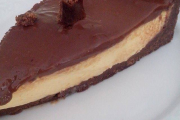 Torta de maracujá com chocolate