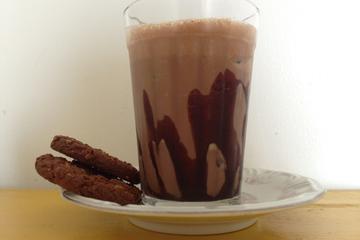 Milk-shake de chocolate da Nicky