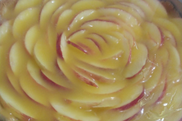 Torta de Maça e Morango