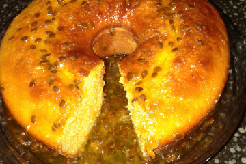 Bolo de maracujá de liquidificador fácil