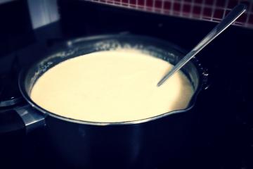 Creme de batata com bacon