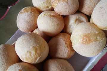 Pão de queijo especial com polvilho e fécula