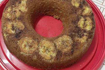 Bolo de banana da terra fit