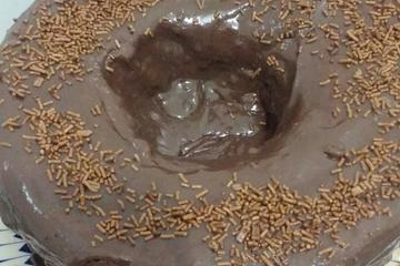 Bolo de chocolate de liquidificador