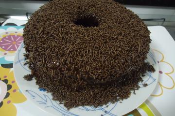 Bolo de chocolate da Lelê