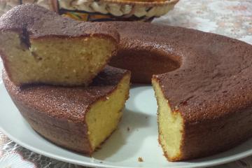 Receita de Bolo de fubá com queijo parmesão, enviada por tereza mansur -  TudoGostoso